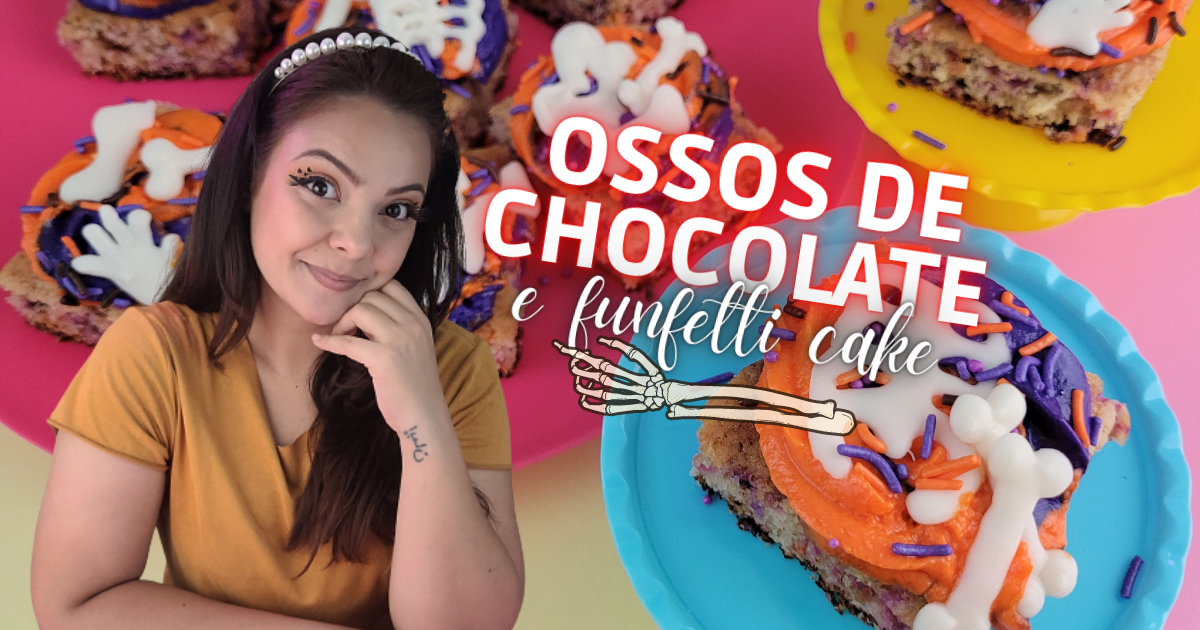 OSSINHOS DE CHOCOLATE - Receitas para o halloween