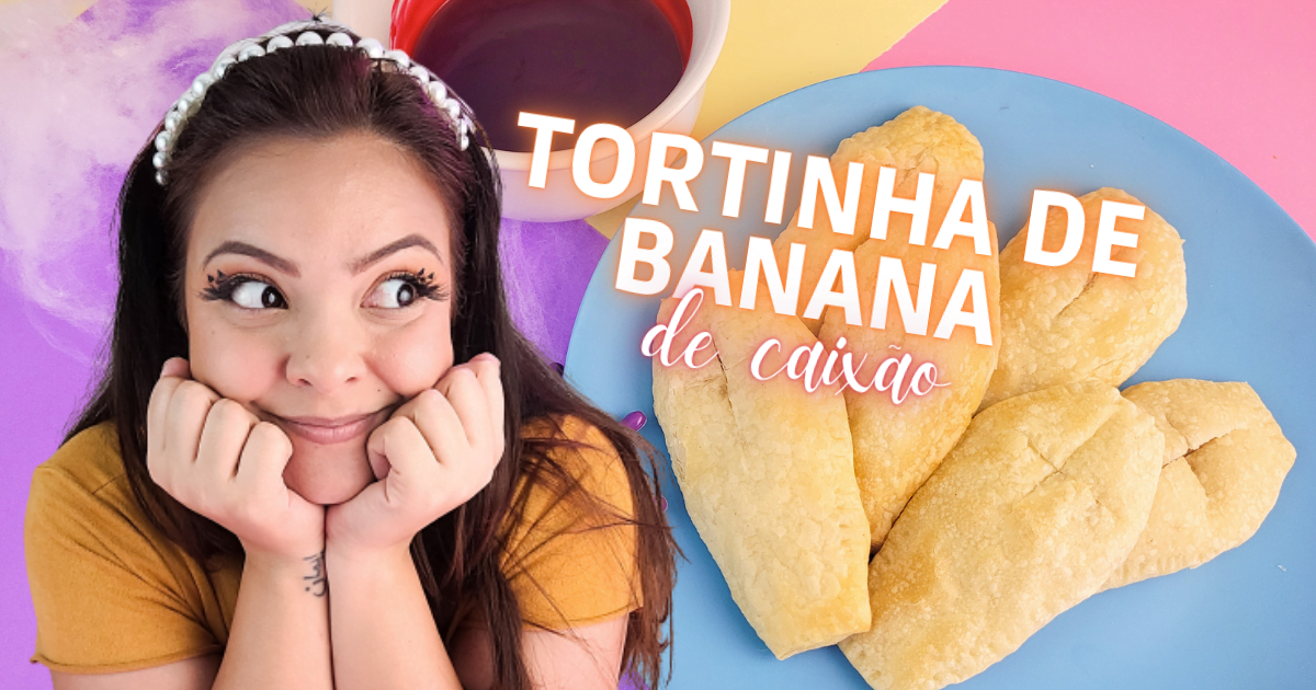 TORTINHA DE BANANA DE CAIXÃO - Receitas para o Halloween