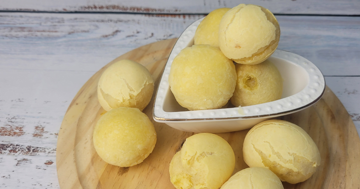 Receita Fácil e Rápida de Pão de Queijo Vegano!
